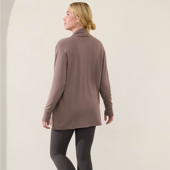 Athleta Pranayama Restore Open Cardigan Wrap Sweater - Picture 3 of 10
